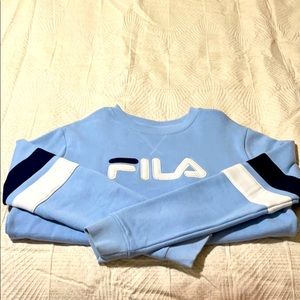 Blue Fila Crewneck Sweatshirt!